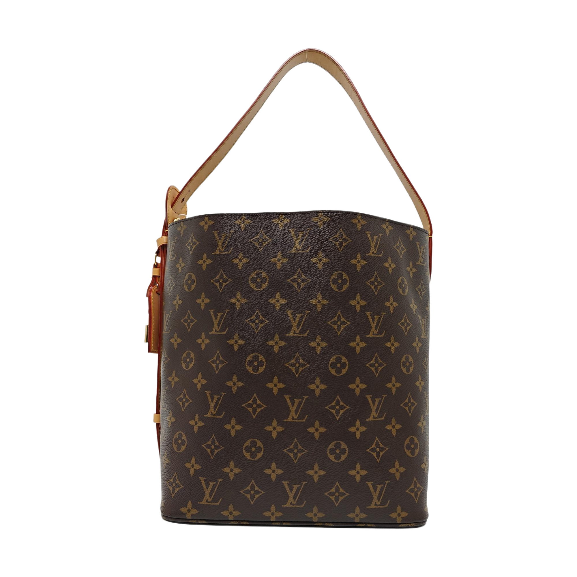 ALL IN GM Monogram Coated Canvas Brown