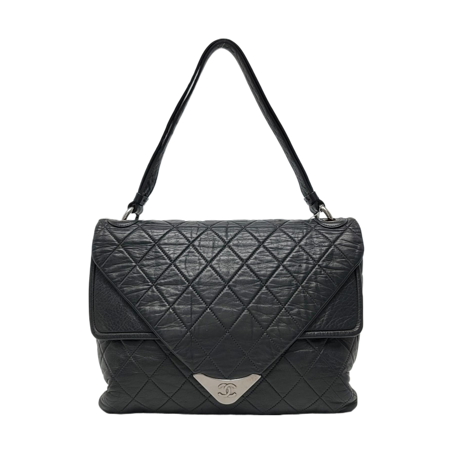 Quilted Lambskin Gray