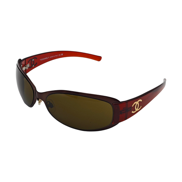 Metal Sunglasses Brown