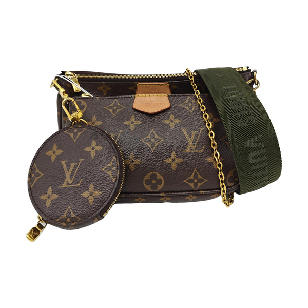 MULTI Monogram Coated Canvas Brown