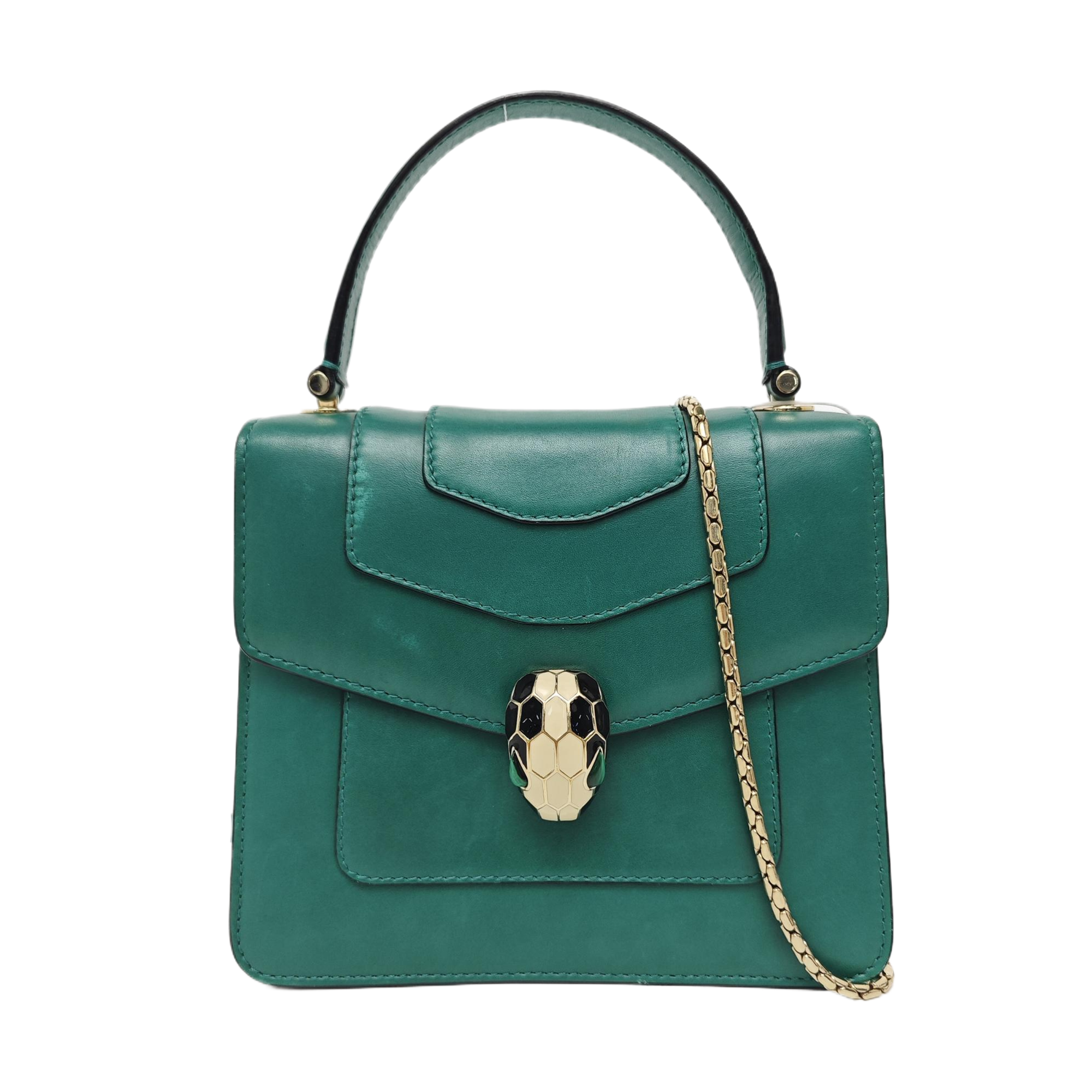 SERPENTI FOREVER Calfskin Green