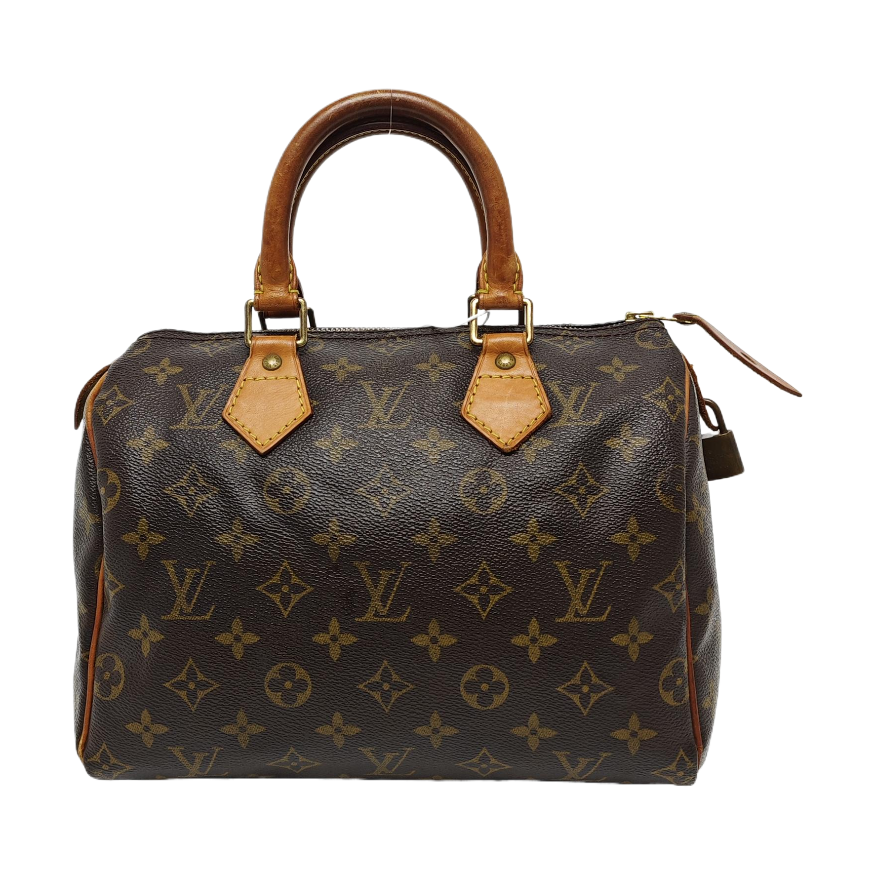 SPEEDY 25 Monogram Coated Canvas Brown