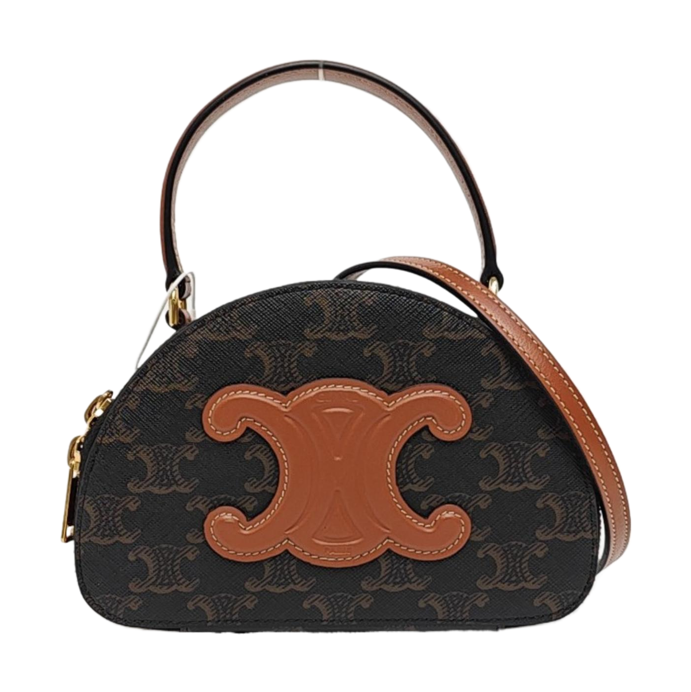 TRIOMPHE Mini Coated Canvas Brown