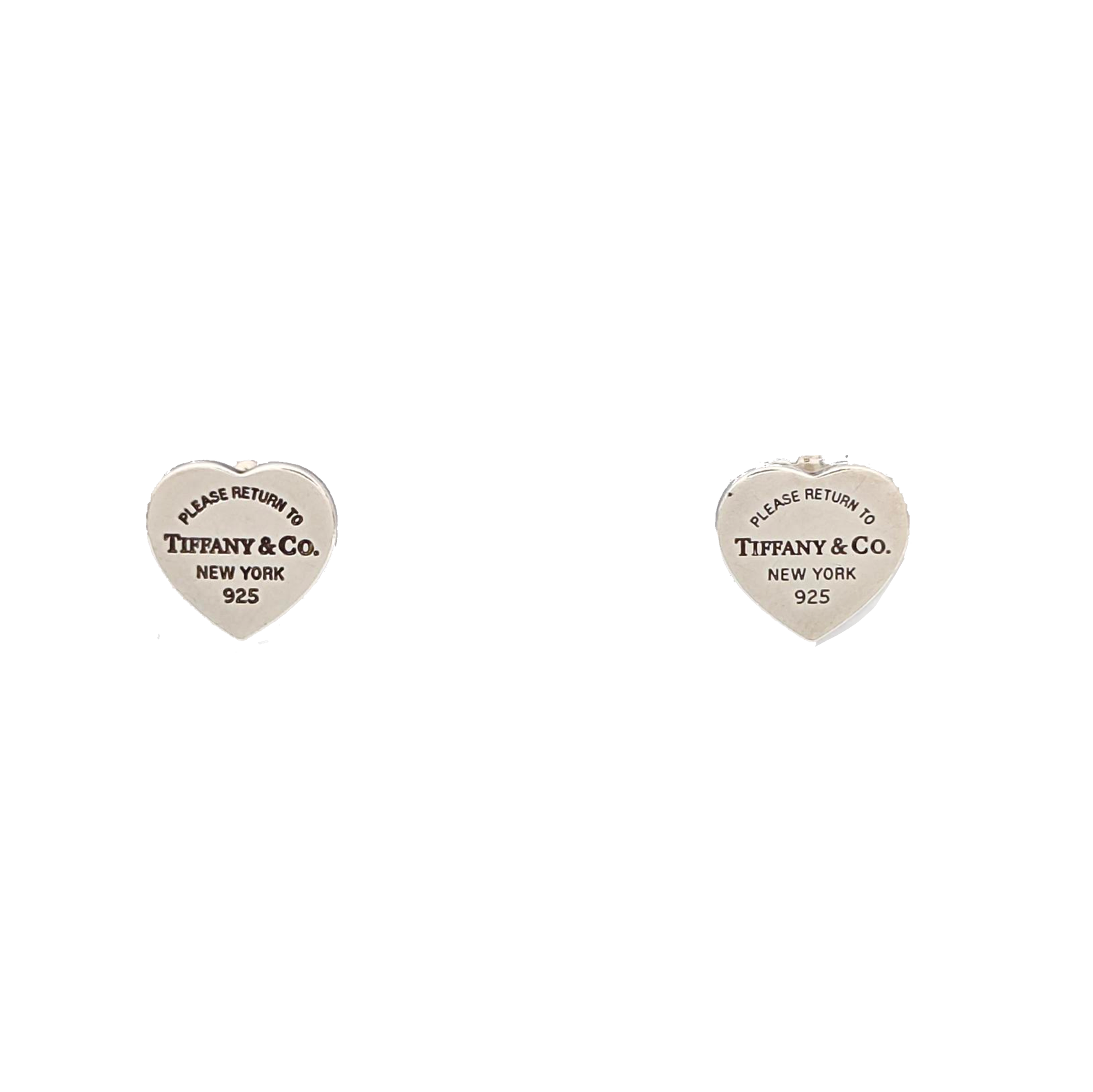 Return To Tiffany 925 Sterling Silver Stud Earrings
