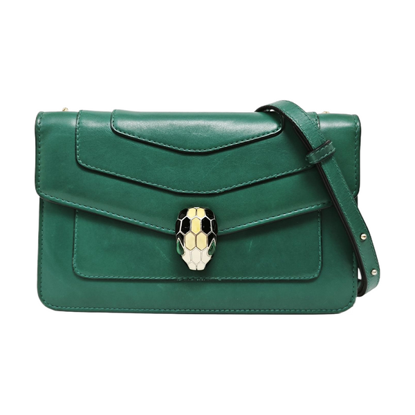 SERPENTI FOREVER Small Calfskin Green