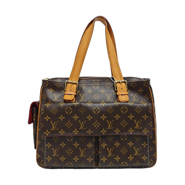 MULTIPLE Monogram Coated Canvas Brown