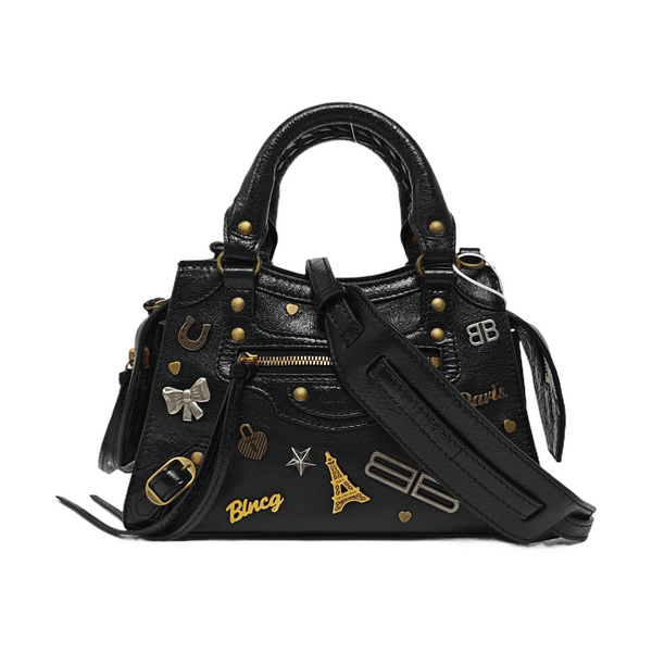 Neo Classic Super Mini Lambskin Black