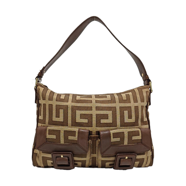 Canvas Shoulder Bag Brown