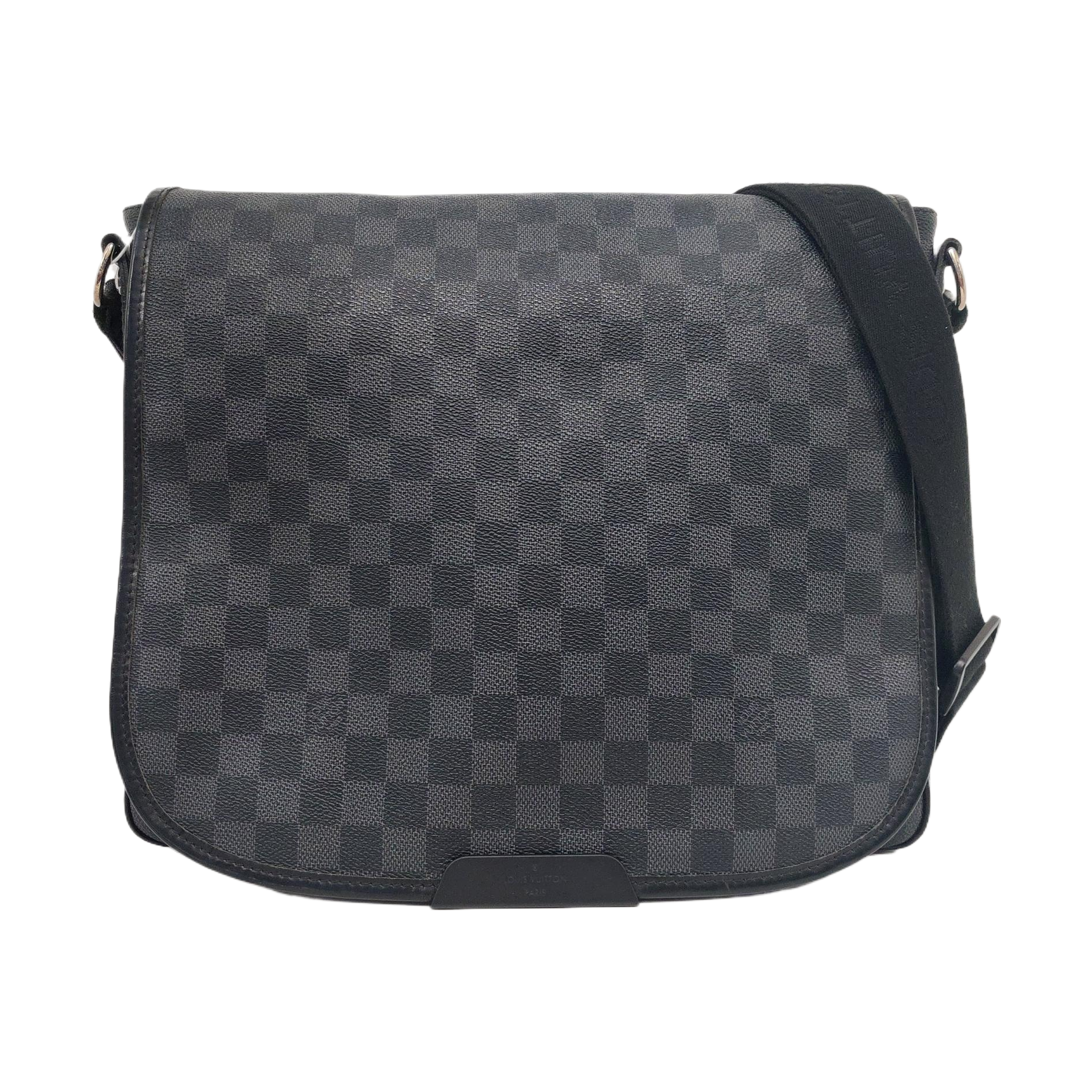 DANIEL Damier Graphite Coated Canvas Gray