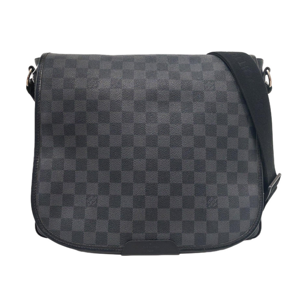 DANIEL Damier Graphite Coated Canvas Gray