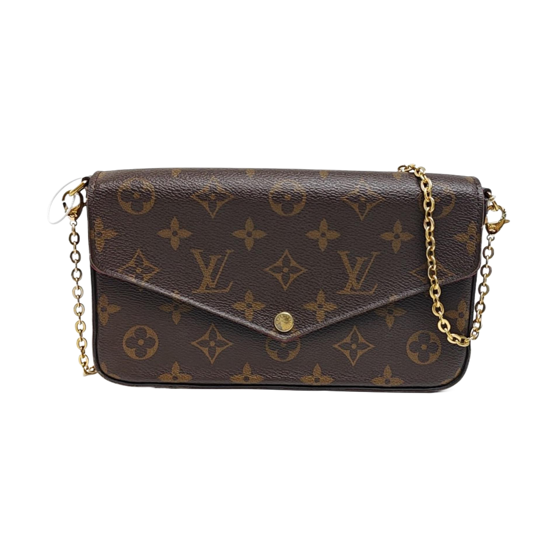 FÉLICIE Monogram Coated Canvas Brown