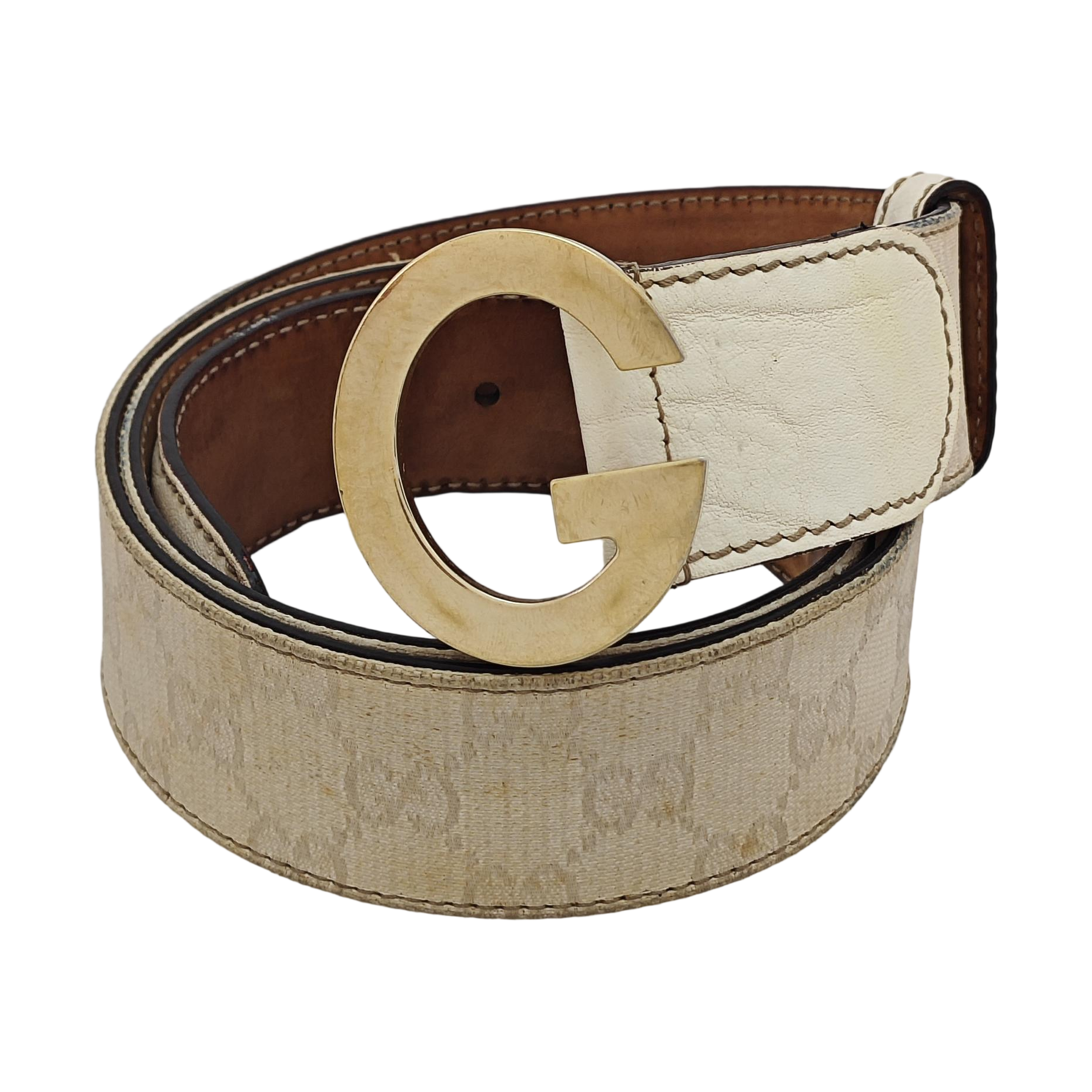 Fabric Belt White