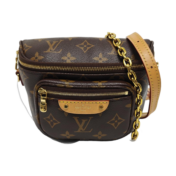 UTILITY Mini Monogram Coated Canvas Brown