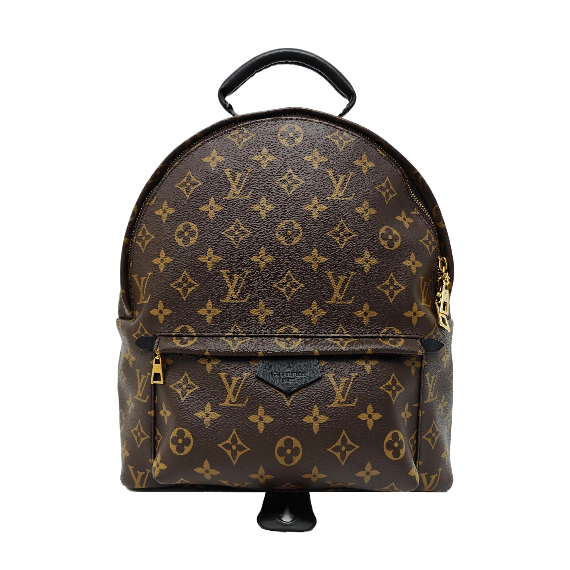 Monogram Coated Canvas Backpack Brown
