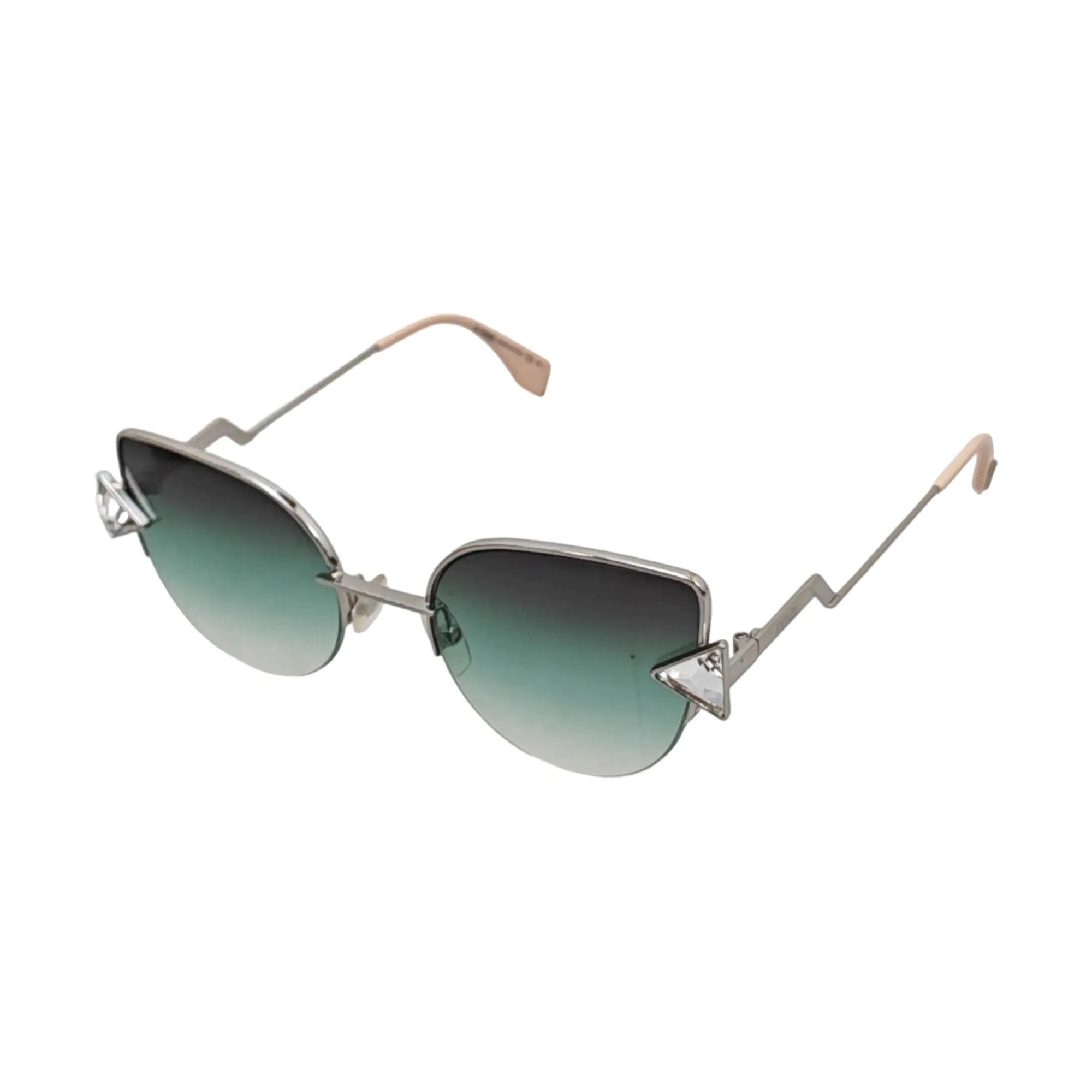Metal Sunglasses Green