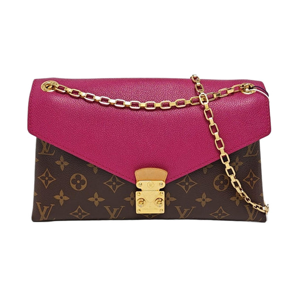 PALLAS Monogram Coated Canvas Brown
