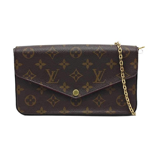 FÉLICIE Monogram Coated Canvas Brown