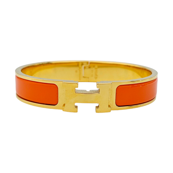 Clic H Metal Gold Bangle