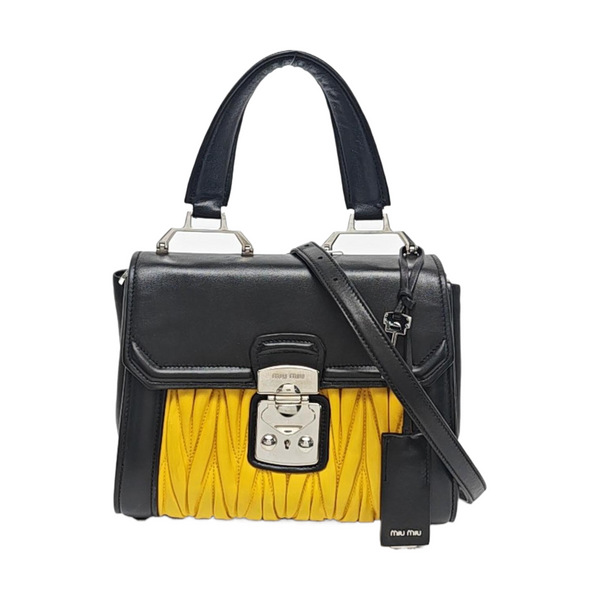 Miu Coffer Quilted Lambskin Multicolor