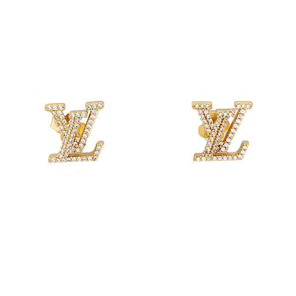 Metal Gold Stud Earrings