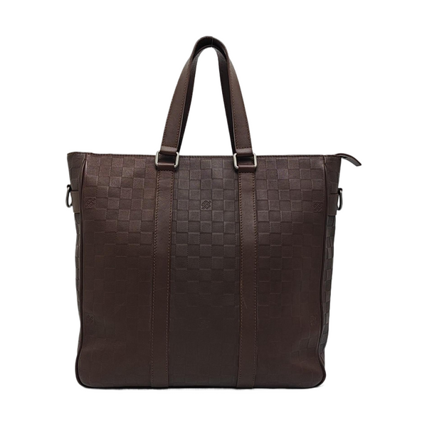TADAO PM Damier Ebene Calfskin Brown