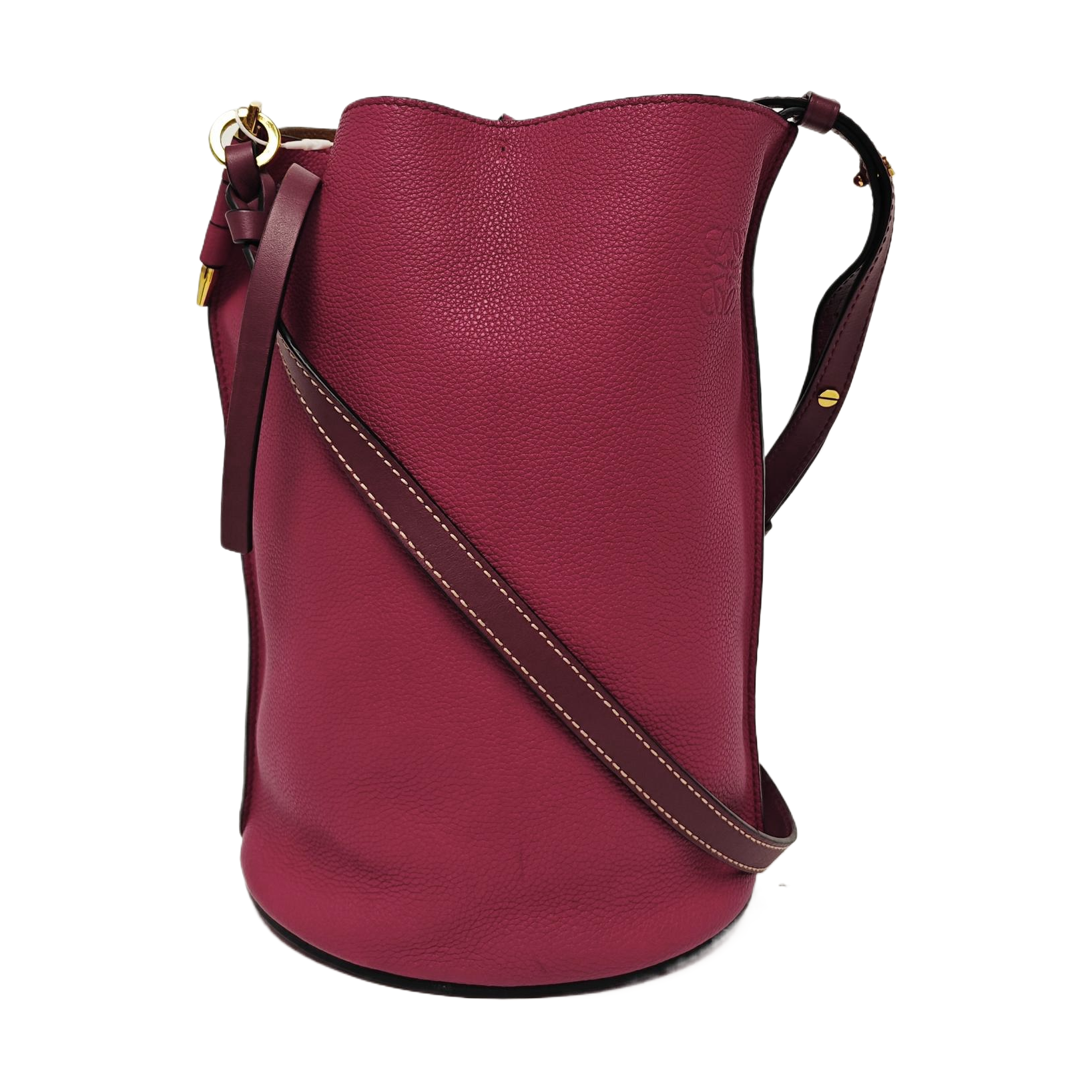 Authenticated pre-owned  Gate Calfskin Red - Bucket Bag at Looply