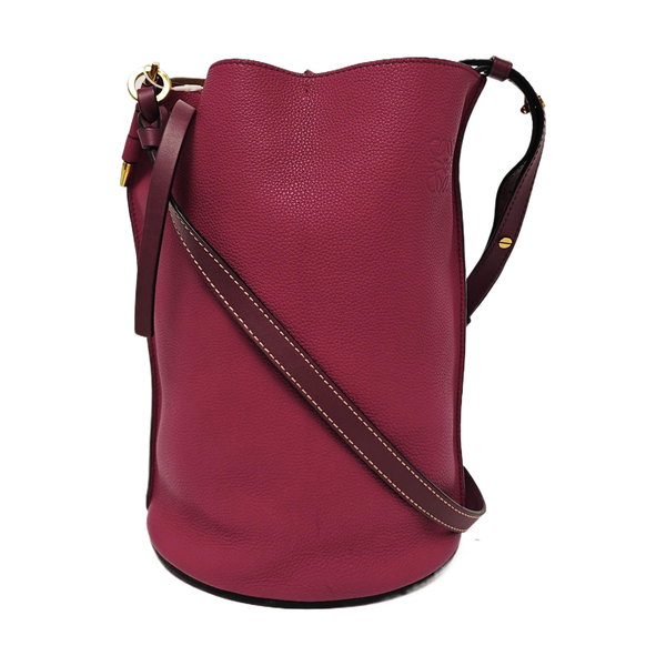 Authenticated pre-owned  Gate Calfskin Red - Bucket Bag at Looply