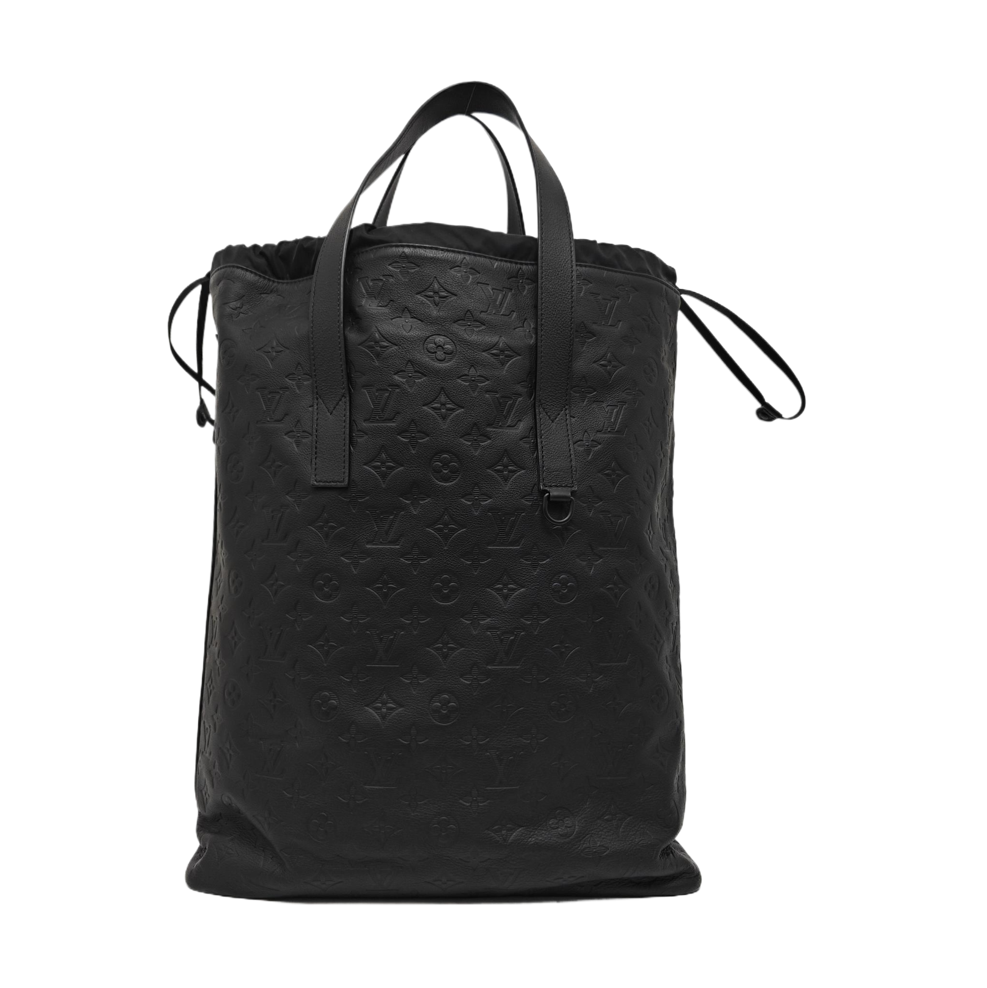CABAS LIGHT Monogram Calfskin Black