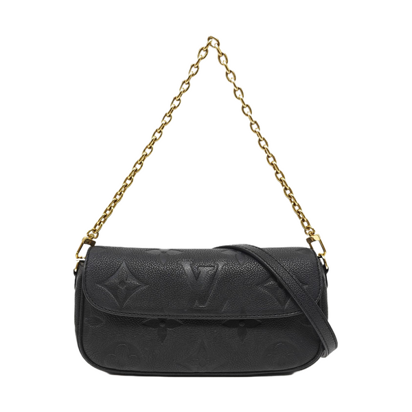 IVY Monogram Calfskin Black