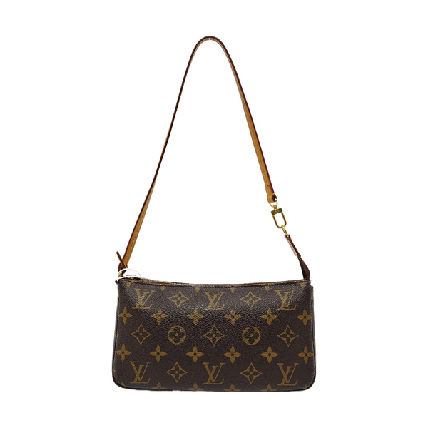 ACCESSOIRES GM Monogram Coated Canvas Brown