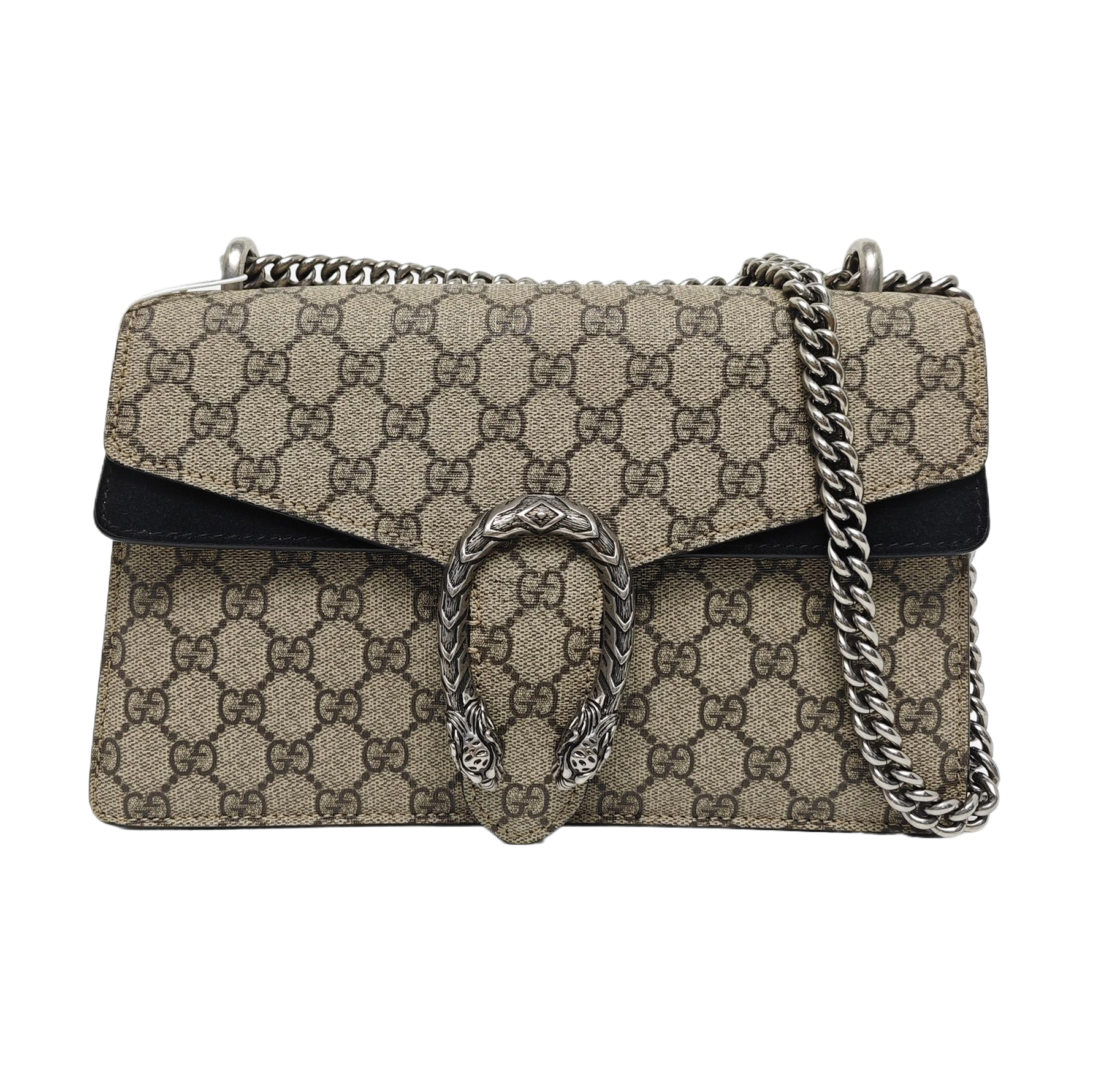 Authenticated pre-owned  Dionysus Small Monogram Coated Canvas Beige - Shoulder Bag at Looply