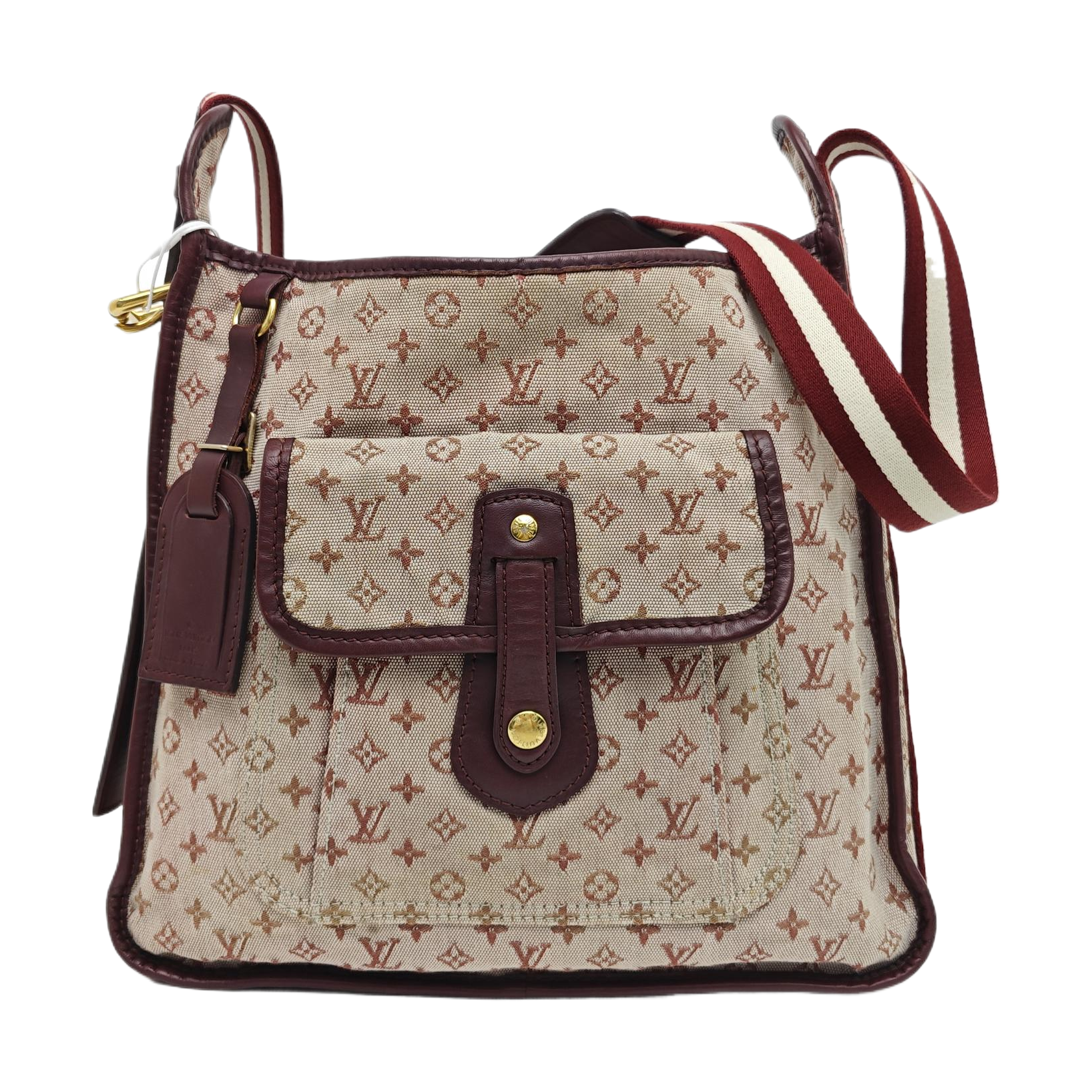 MARY KATE Monogram Canvas Red