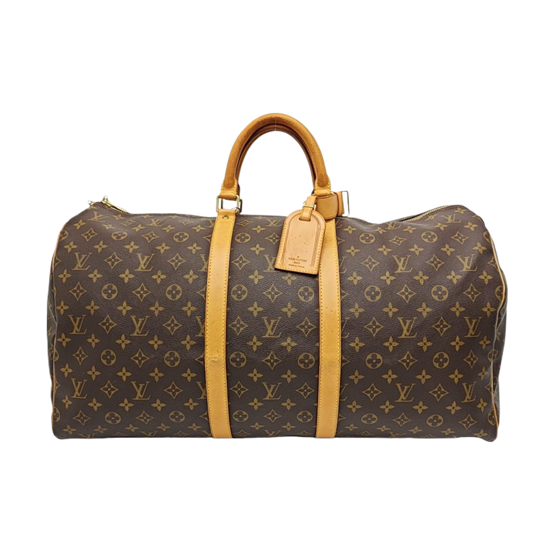 SAC SOUPLE 55 Monogram Coated Canvas Brown