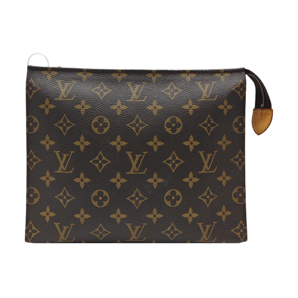 TOILET POCKET 26 Monogram Coated Canvas Brown