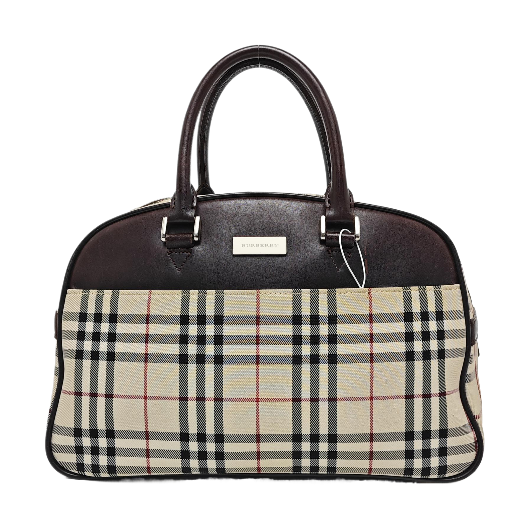 Canvas Top Handle Bag Beige
