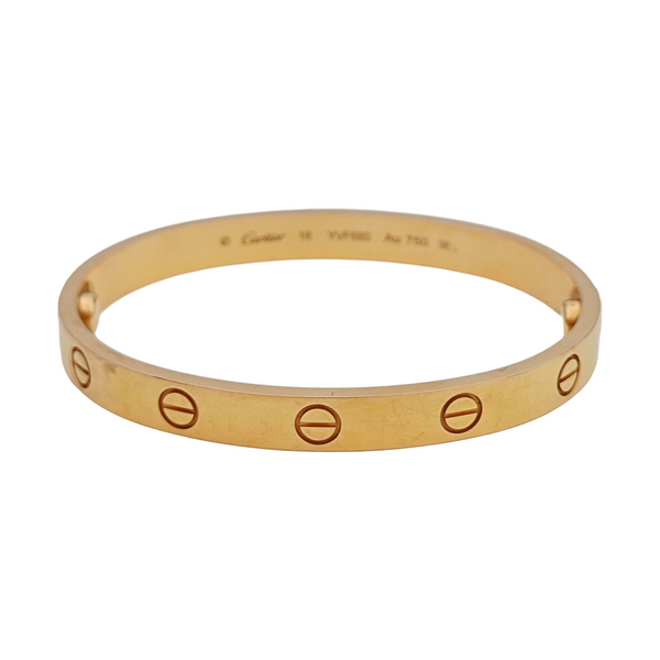LOVE 18k Rose Gold Bangle
