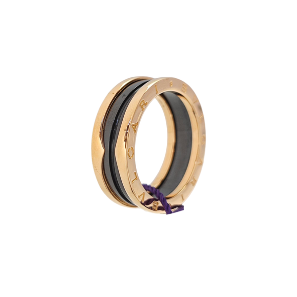 B.ZERO1 18k Rose Gold Ring EU 63