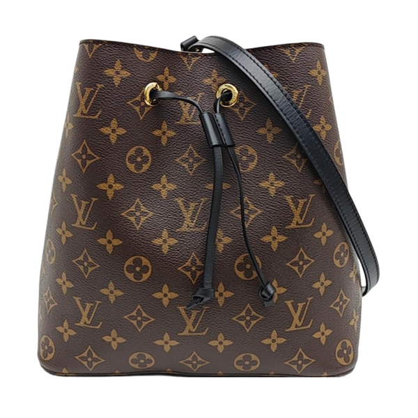 NÉONOÉ MM Monogram Coated Canvas Brown