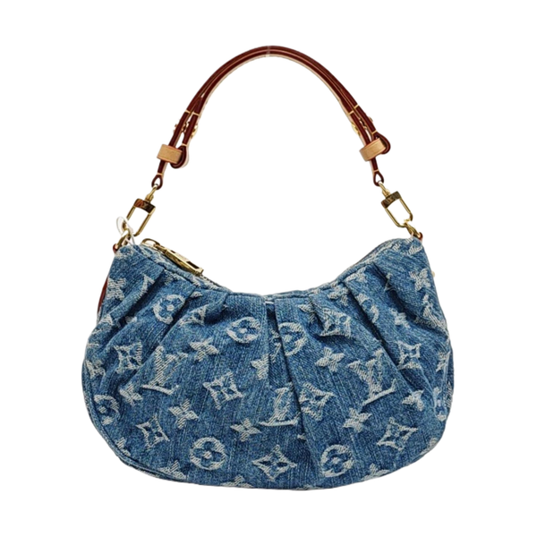 Pochette Valley Monogram Denim Blue