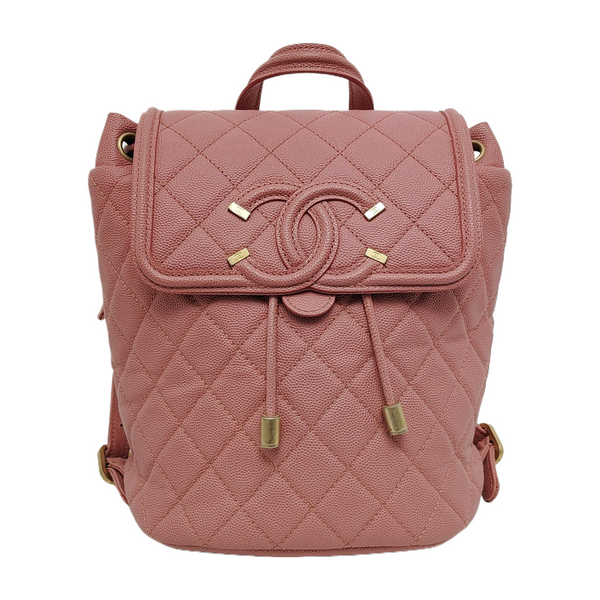 FILIGREE Quilted Grained Calfskin Pink