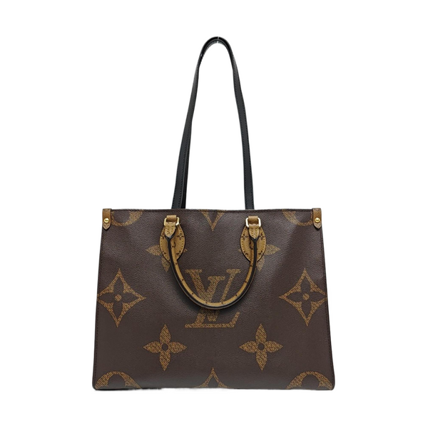 ONTHEGO MM Monogram Coated Canvas Brown