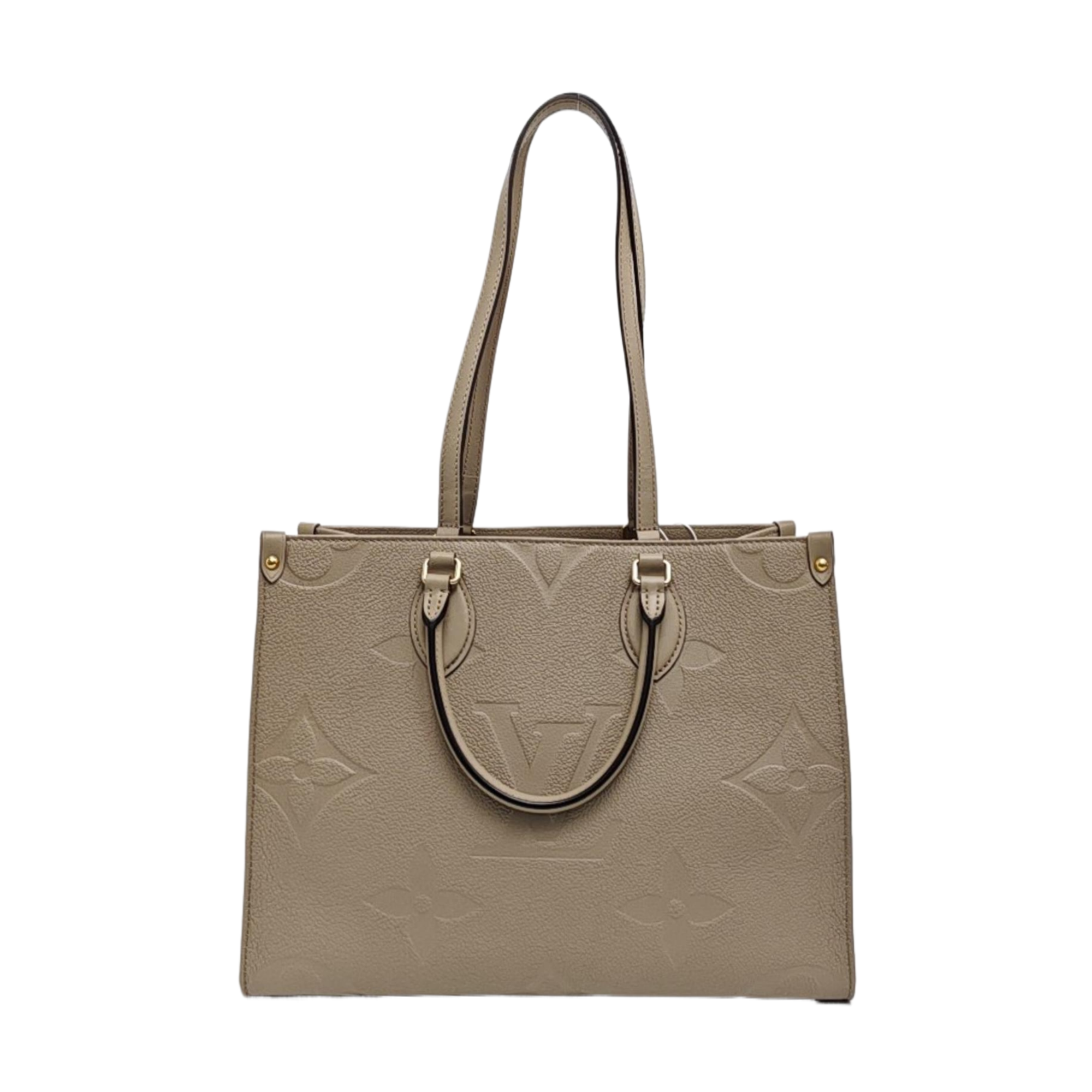 ONTHEGO MM Monogram Calfskin Gray