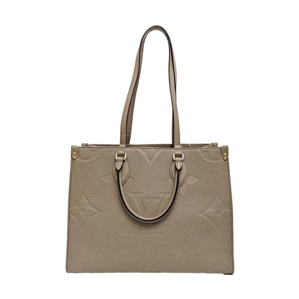 ONTHEGO MM Monogram Calfskin Gray