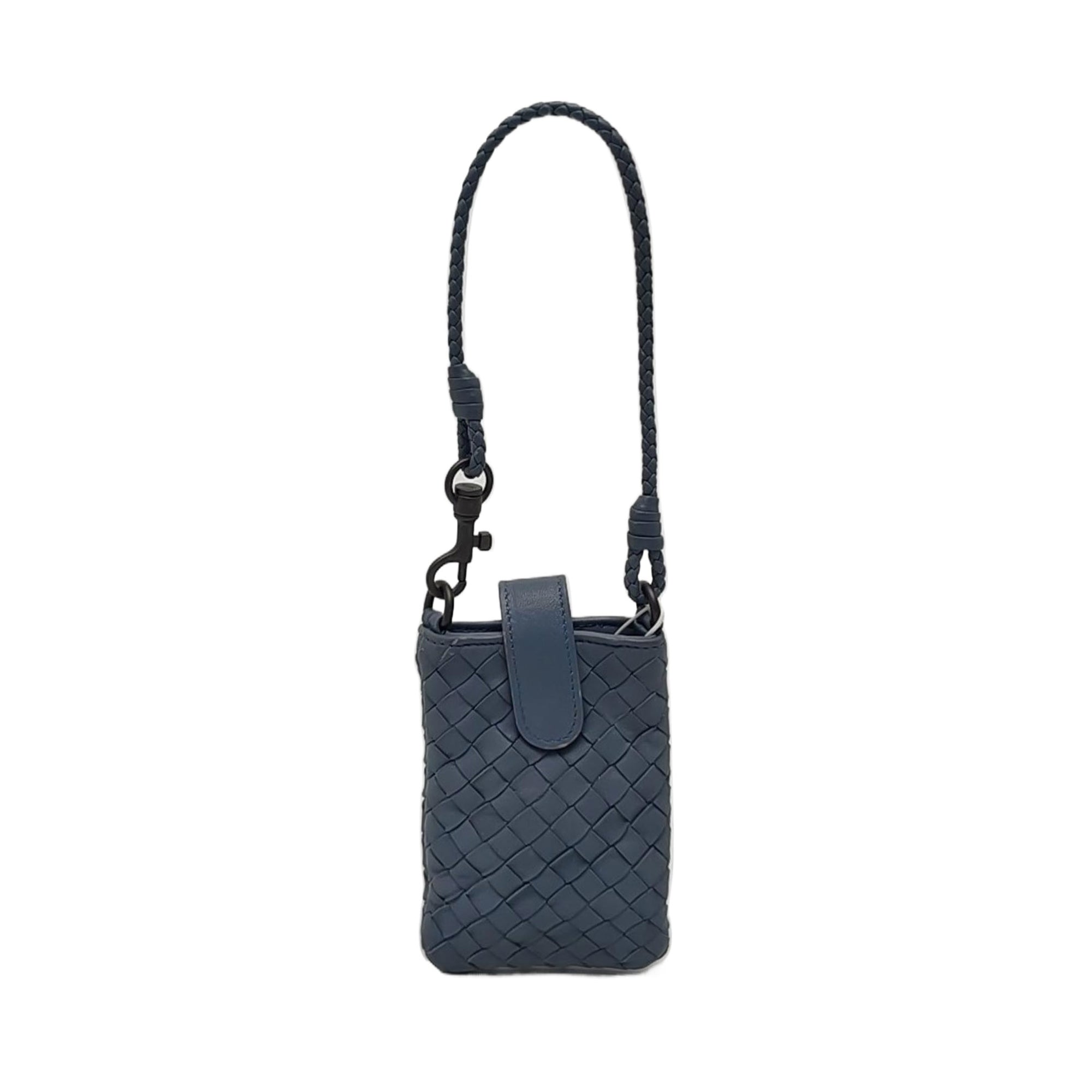 Calfskin Key Pouch Blue