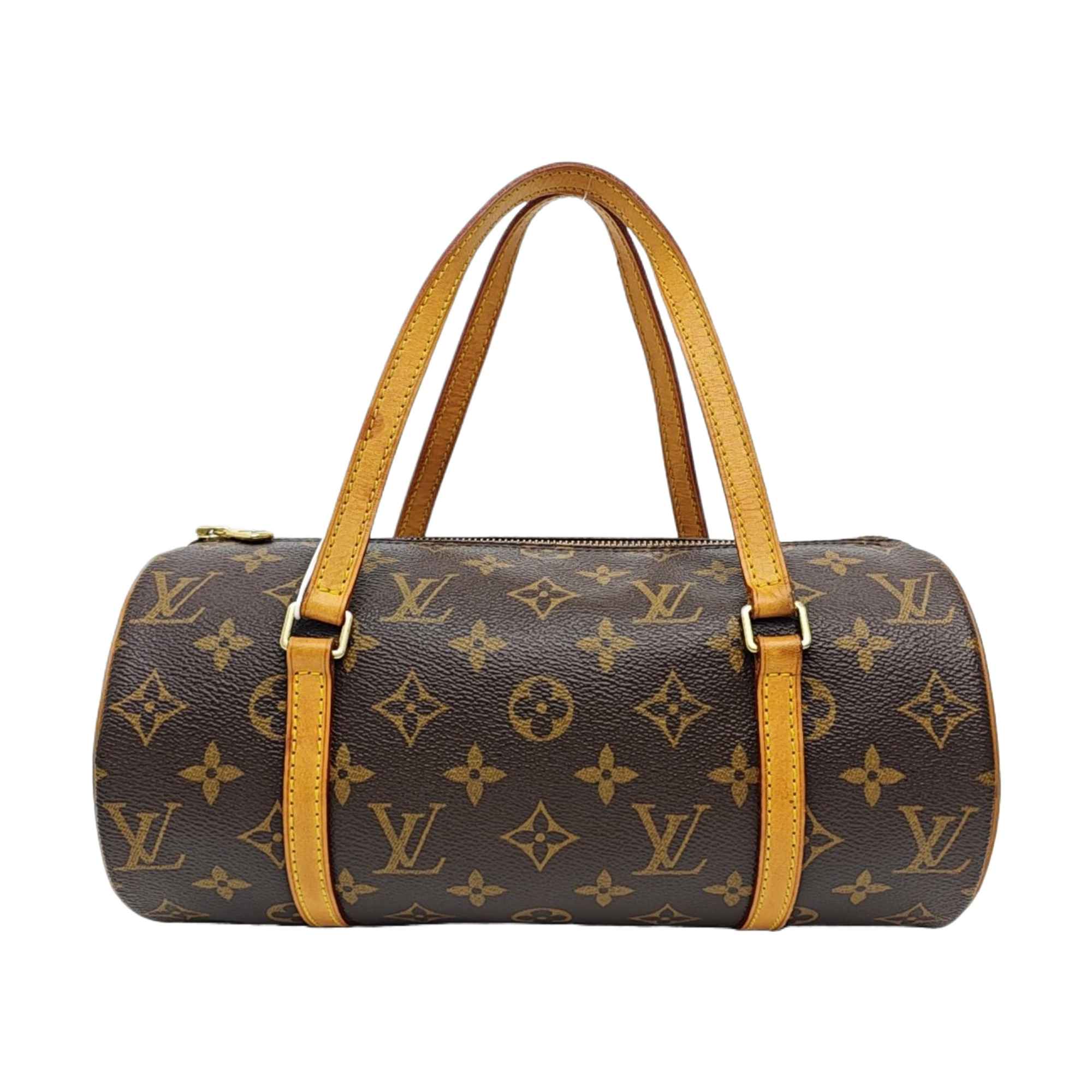 PAPILLON Monogram Coated Canvas Brown