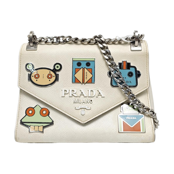 Monochrome Saffiano Calfskin White