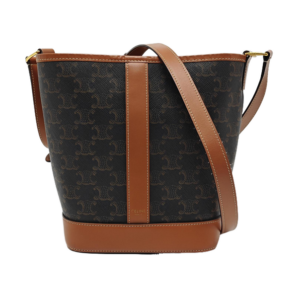 TRIOMPHE CANVAS Small Coated Canvas Brown