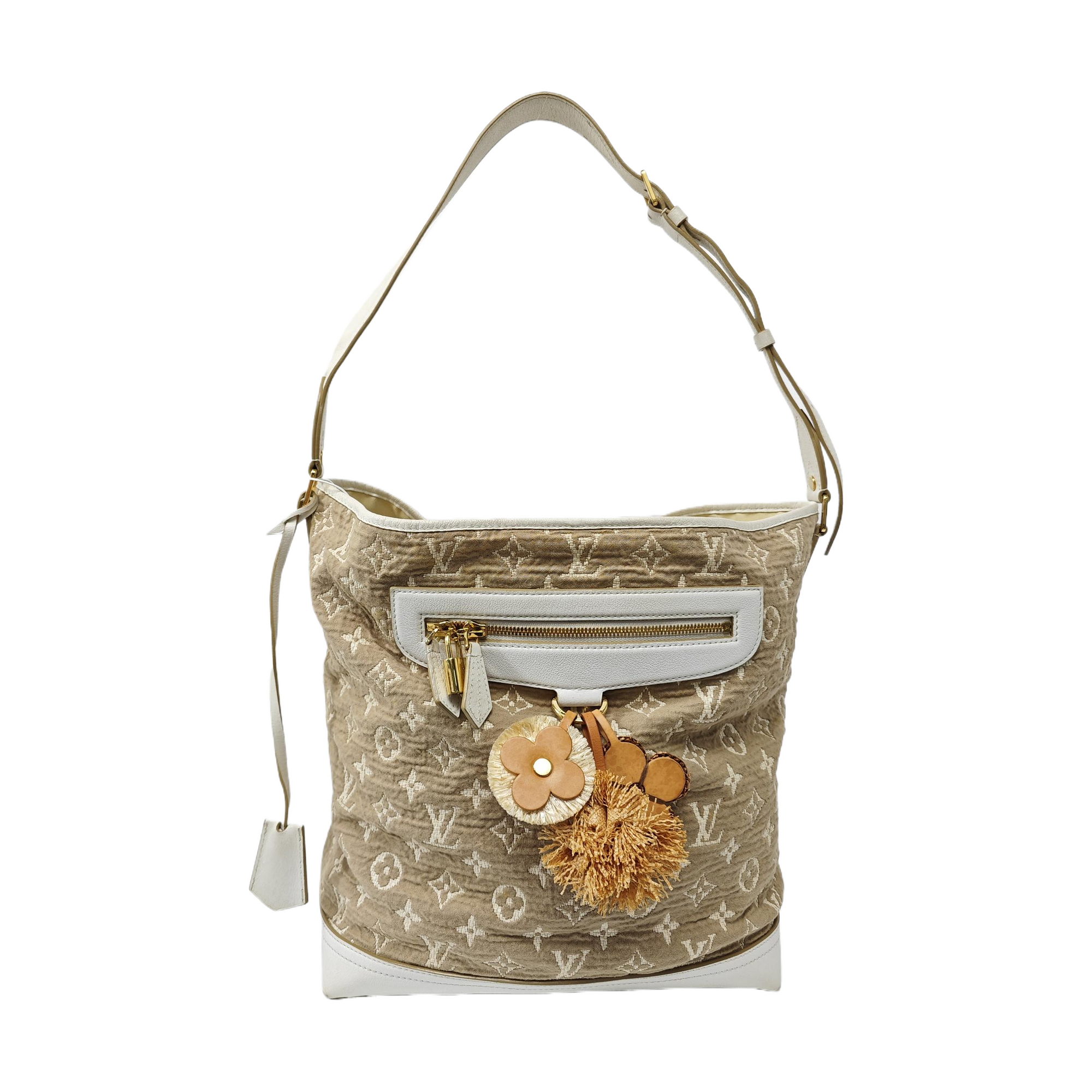 SABBIA BESACE Monogram Canvas Brown
