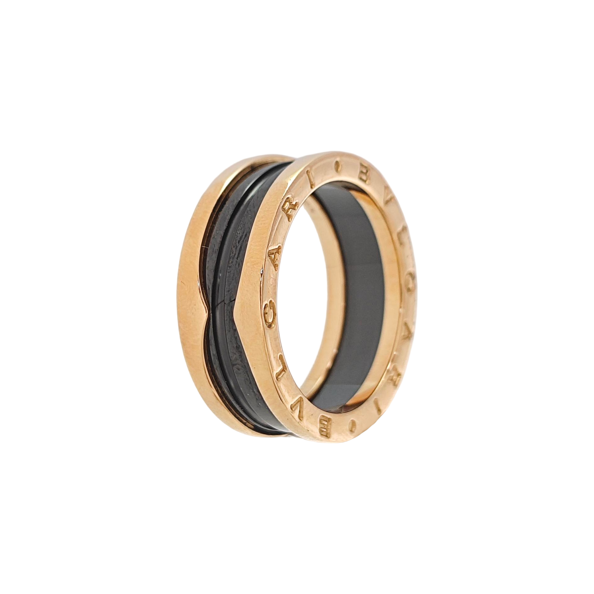 B.ZERO1 18k Rose Gold Ring EU 60