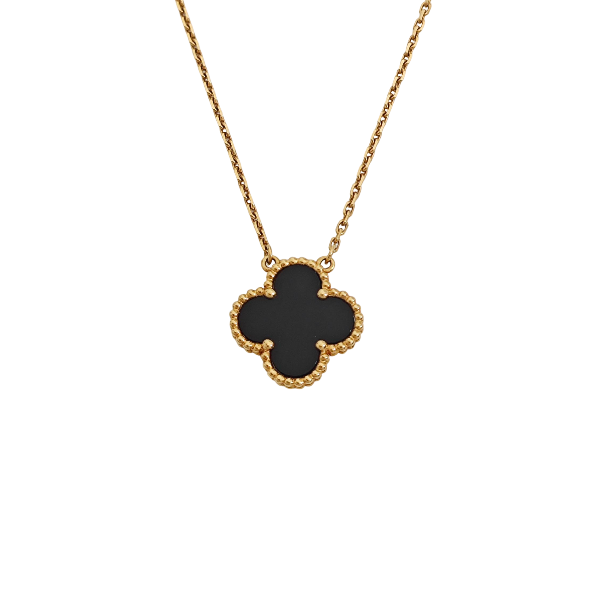 Vintage Alhambra 18k Gold Necklace